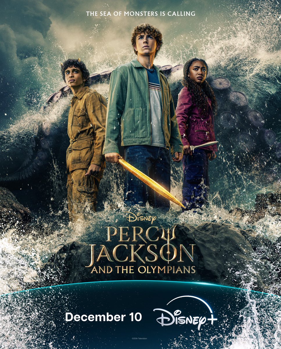 cosmic_marvel's tweet image. New poster for ‘PERCY JACKSON AND THE OLYMPIANS’ Season 2.
Coming to Disney+ on December 10.