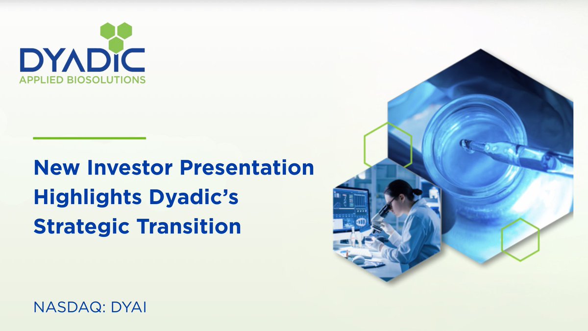 Dyadic Applied BioSolutions tweet media