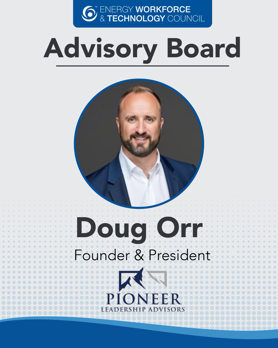 EnergyWorkforce's tweet image. Energy Workforce & Technology Council is proud to announce the appointment of three new members to its Advisory Board.
New Advisory Board members include:
➡️Stuart Bodden, President & CEO, @RangerEnergy
➡️Shawn Maxson, Principal – Oil and Gas Strategy Practice Lead, @Deloitte…