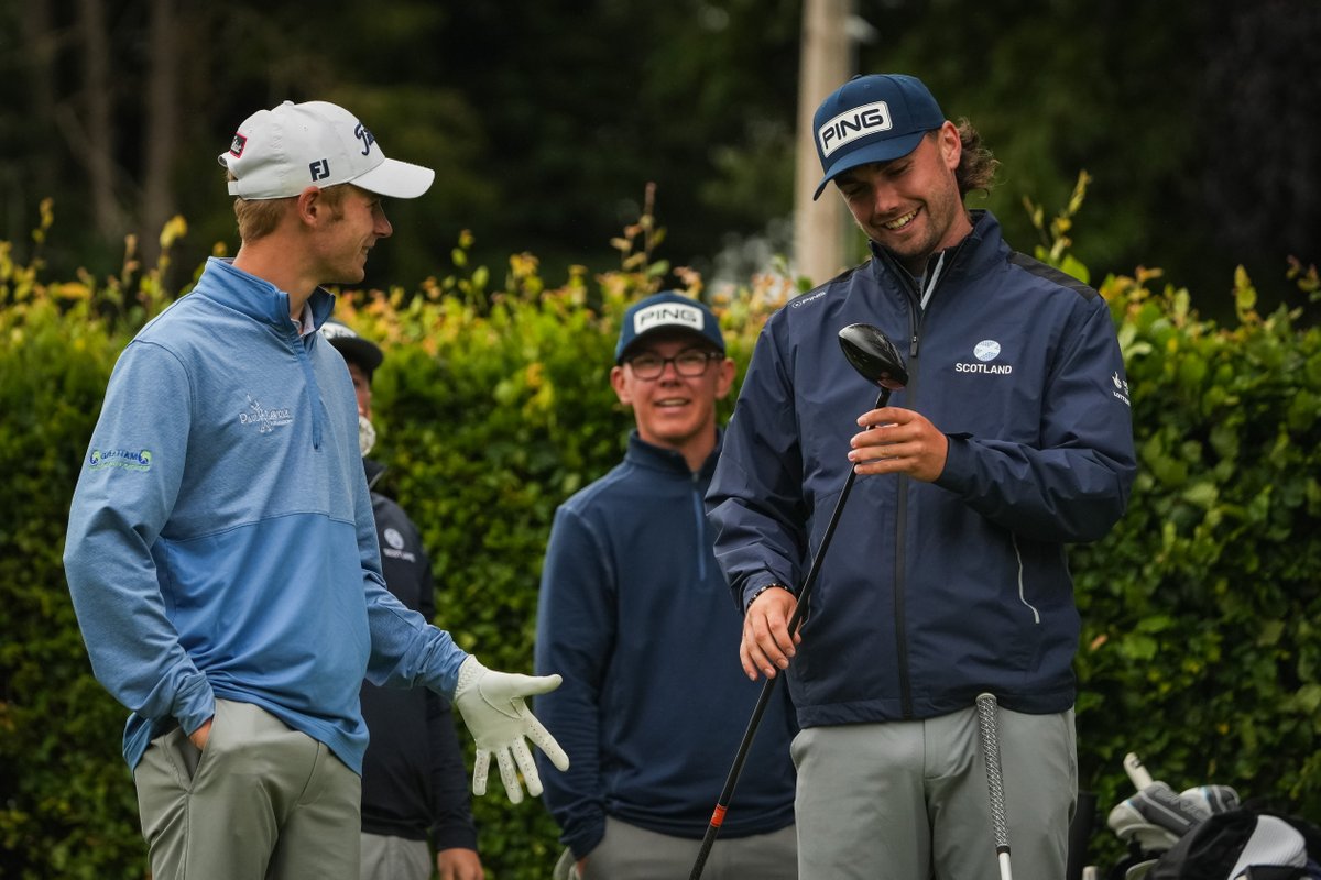 Over in Spain the St Andrews Trophy is hotting up for Day 2 ... 🇪🇸

GB&amp;I currently leading 8.0 to 4.0 over Europe, with Scotland's own Connor Graham and Cameron Adam going great guns to do their bit for the team, both winning in their Day 1 singles. 🏴󠁧󠁢󠁳󠁣󠁴󠁿

LIVE SCORING 📲