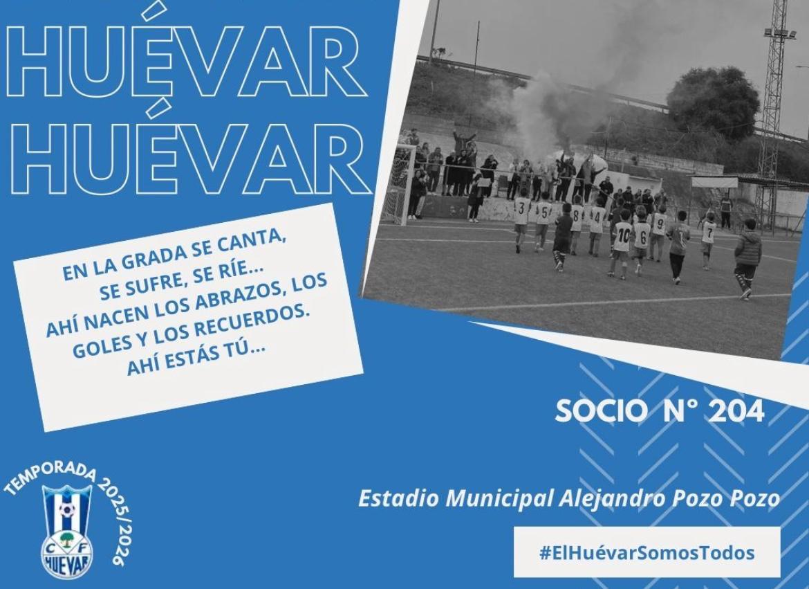 ⚽ CAMPAÑA DE ABONADOS ⚽
¡Haz que tu pasión se escuche!
La nueva temporada está a punto de comenzar… y tu lugar está en la grada.Esta temporada, que nadie te lo cuente. 
💙🤍 Hazte abonado.Forma parte de nuestra historia.
#Abonateavivirlo
#Elhuevarsomostodos
#Elvalordelonuestro