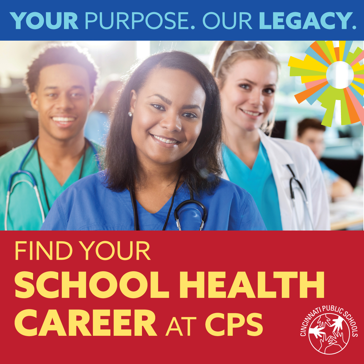 IamCPS's tweet image. CPS is looking for passionate healthcare professionals to join our team!
We're hiring:
✔️ Registered Nurses (RN)
✔️ Licensed Practical Nurses (LPN)
✔️ School Health Assistants (SHA)
Apply now: cpsboeoh.schoolspring.com 🔍 Search for RN, LPN, SHA