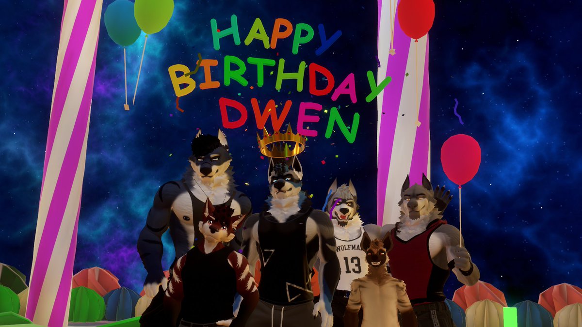 It was a great birthday party last night. A fun night with friends and dying in SlashCo

(from left to right)
<a href="/Zef_Wolf/">Zef🔜MFF</a>
<a href="/LucianWolf36/">🩸Draven🩸</a>
Me
<a href="/RaccoonJock/">Brandon</a>
<a href="/SulleyTheLycan/">SulleyTheLycan</a>
<a href="/Lycaious/">lycaious</a>