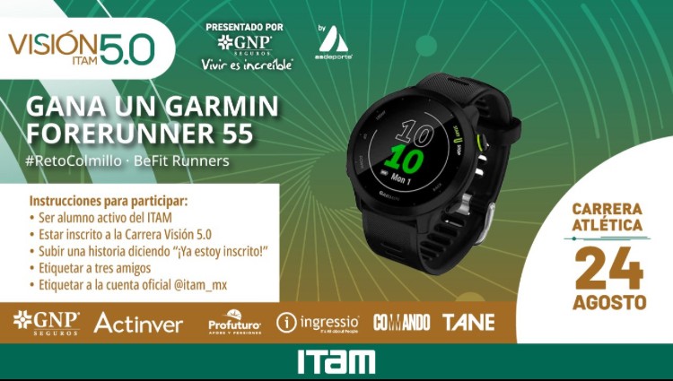 HVivesSegl's tweet image. 📢Atención estudiantes #ITAM🚨
#RetoColmillo
🎁Garmin
Inscribirse a la carrera
cutt.ly/Vrht5lD1
Subir historia
Nomina a colegas 🏃🏃♀️🏃♂️
Etiqueta @ITAM_mx
🗨️@ExITAM @pina_anakarina @dcvllsh @julio_reyesh @heckelrodrigo @aldogomez_ta @Diegogmellado @elsupuesto @gabinomtzd