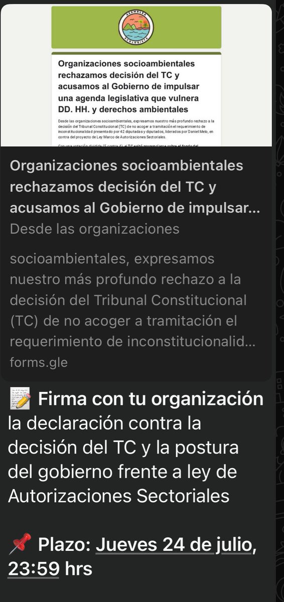 Compañerxs de organizaciones sociales, se requiere de su apoyo en la firma de esta carta
#findelamotocierraambietal 
accounts.google.com/Login?continue…
