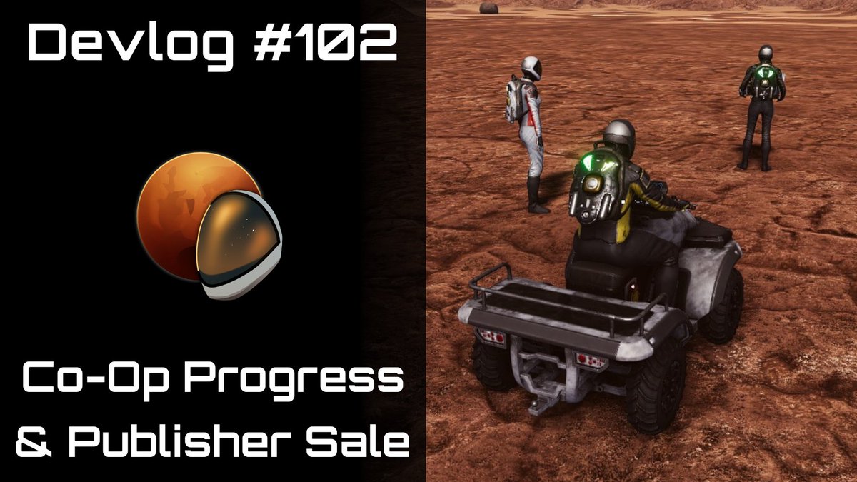 🚀 Two great things at once!

PlayWay Publisher Sale is live (up to 75% off!) and we’re close to launching OM co-op playtest. Like with any mission, there’s risk of delay but fingers crossed 🤞

Devlog with more info👉 store.steampowered.com/news/app/75869…

#OccupyMars  #indiegames