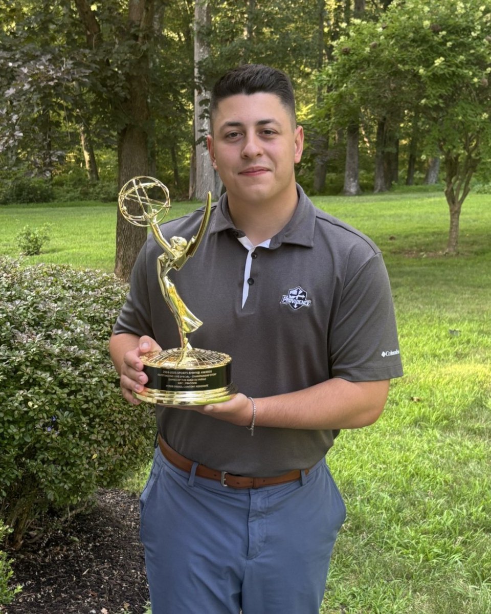 PC_Alumni's tweet image. And the award goes to ... Peter DiBiasi ’23, who earned a Sports Emmy for his work with @NBCSports on the Paris 2024 @Olympics broadcast! 🏆🎬 DiBiasi created a customized communication media major at PC with support from professors David Cabral and Margaret Reid.
#ForeverAFriar