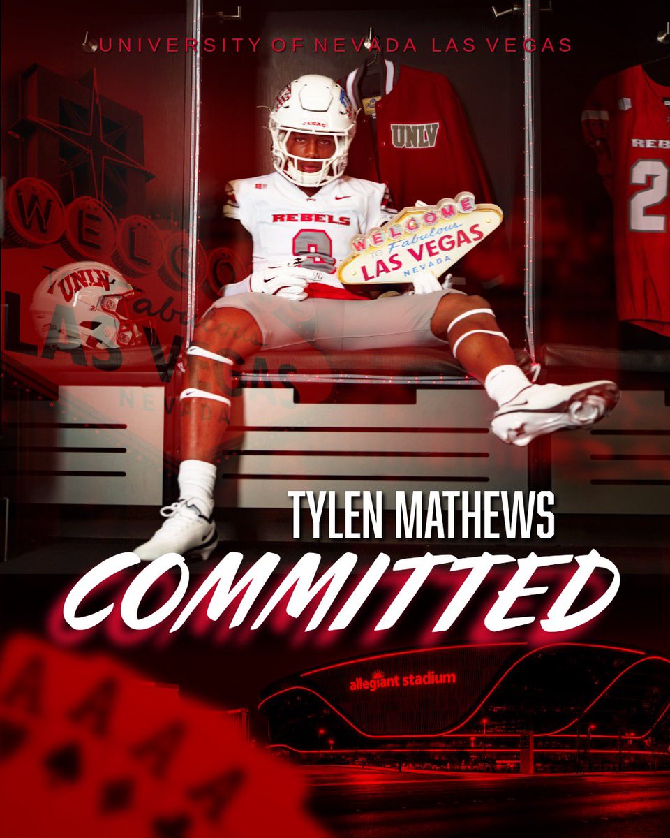 TylenMathews9's tweet image. #AGTG I just wanna thank the Lord my Family and friends it’s safe to say that I'm committed to UNLV! @nester_nick @R_AmirGantCoach @coach_leeclark @Da_DREAM47 @CoachDanMullen @unlvfootball #GoRebels #UNLV