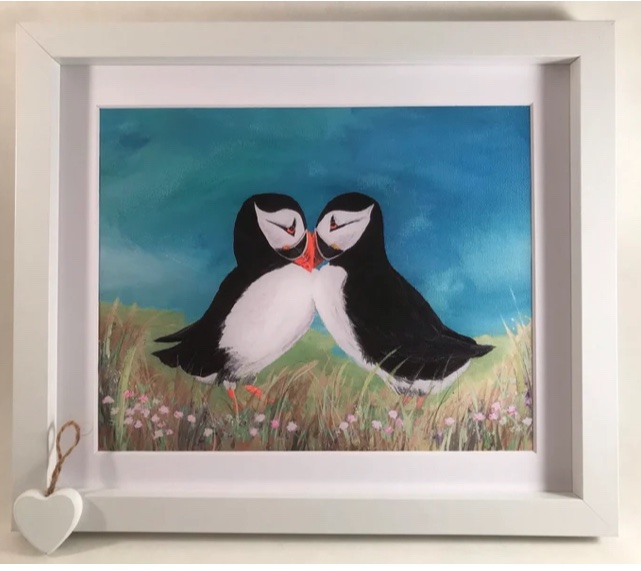 amazingraceart's tweet image. 💙Cute kissing Puffins original art print #MHHSBD #shopindie #etsy 

etsy.com/uk/listing/110…