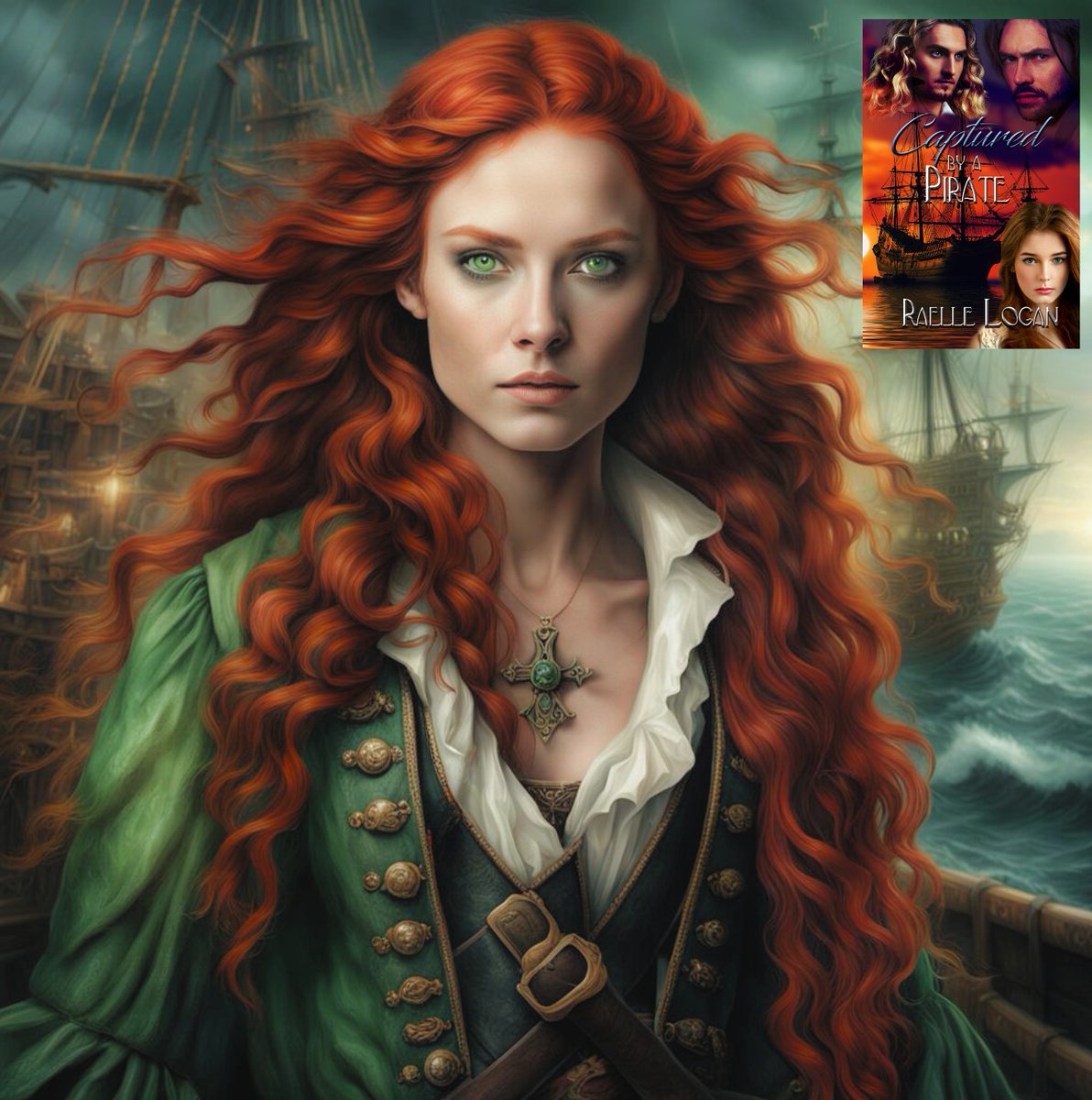 Captain Blake Morvane may have kidnapped her for revenge, but Gillian Lancaster is not about to let a pirate frighten her regardless of his cruel threats, she refuses to submit to him - has Blake finally met his match? #romance #PirateBooks #romancereaders #mustread