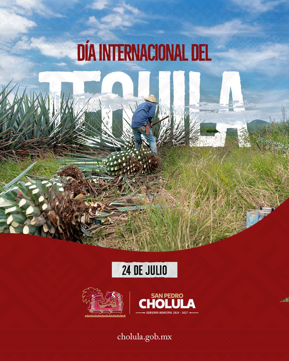 Celebramos una de las grandes joyas de 🇲🇽 México, el tequila, símbolo de historia, tradición y 🥃 orgullo nacional.

Este destilado nos conecta con nuestras raíces 🙌🏻 y nos recuerda el sabor único de nuestra tierra.

🗓 Día Internacional del Tequila.