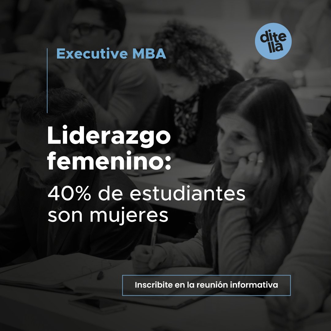 utditella's tweet image. ¡Llevá tu carrera a otro nivel! Concretá tu potencial con nuestro #ExecutiveMBA. Próxima reunión informativa: jueves 31/7, 19h. Inscribite acá: bit.ly/3RT1igw.