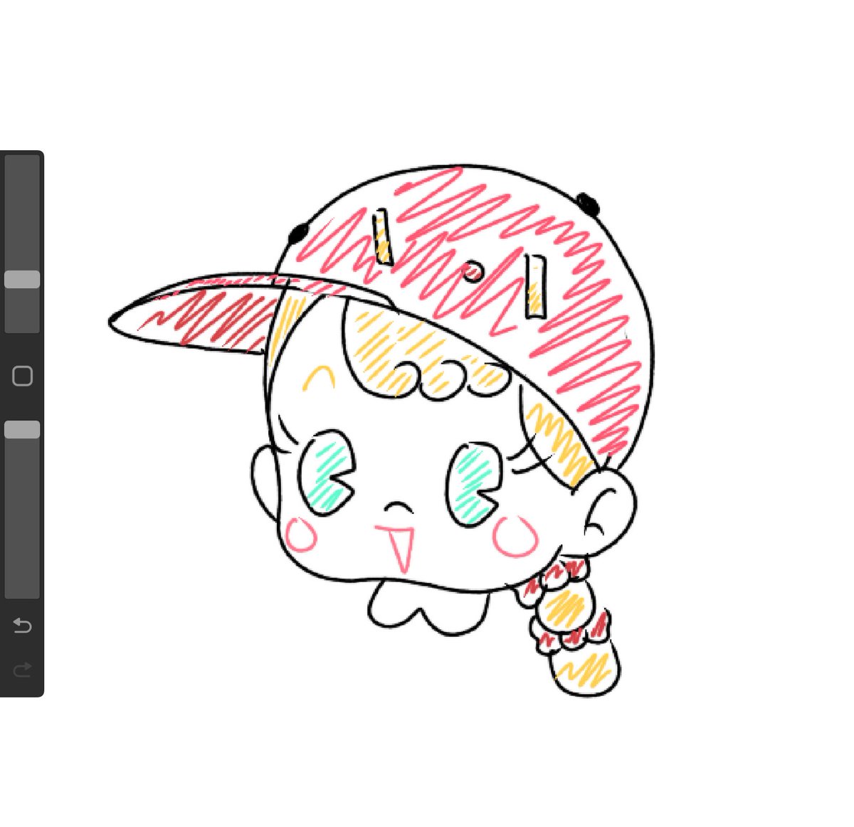 KeijiDX7's tweet image. I’m sorry Mother Encyclopedia but I am NOT drawing Ana with a stupid dinky boring little cap- whoops