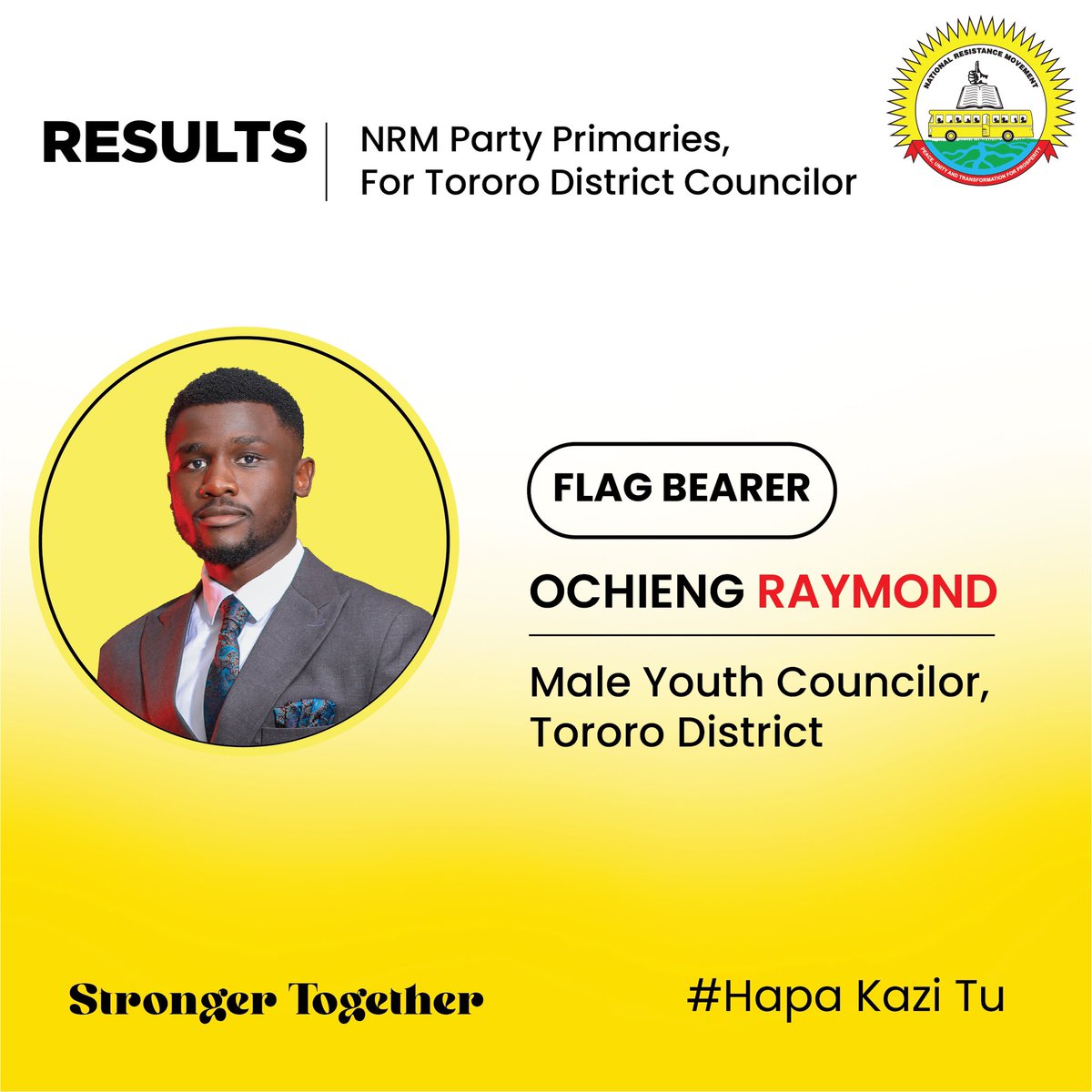 raymondoblanx's tweet image. “To build is to add on in a constructive way, elevate and educate with positive energy!”
Congratulations are in-order 🎊
We are “STRONGER TOGETHER” 💛
# Hapa Kazi Tu @Makerere @MakGuild @Padhola_Soye @LAlionzi @lubega_nsamba @CivicSpaceTV @MitchellHallMAK @kyambogou @NRMOnline