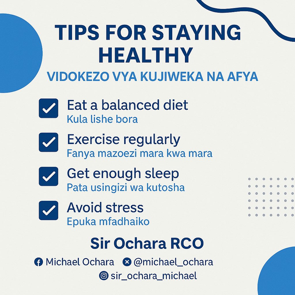 michael_ochara's tweet photo. Stay healthy. #WHO https://t.co/8q80fXpshf