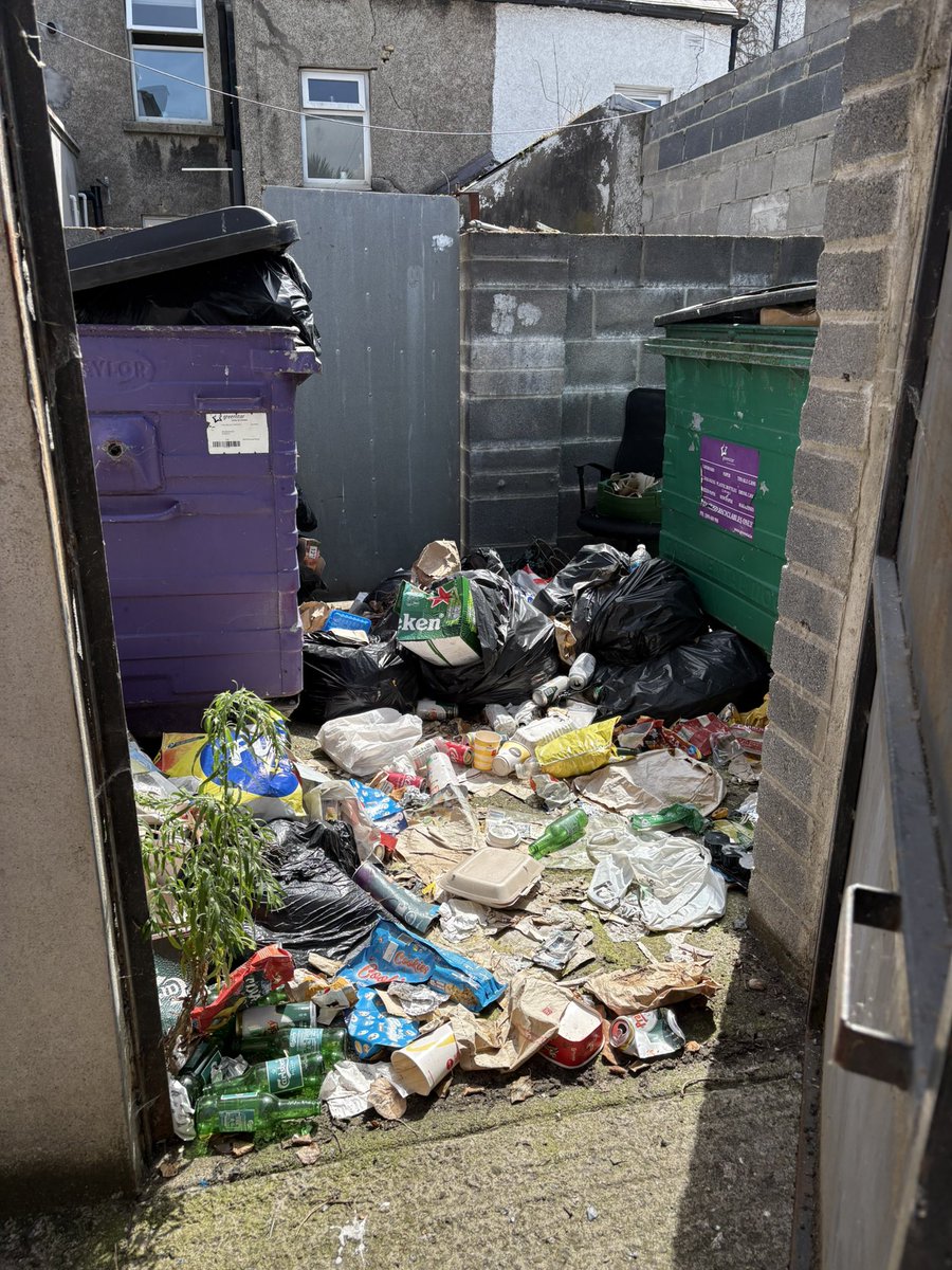 HelenORahilly's tweet image. Reported to @DubCityCouncil 2 weeks ago. Right beside a food shop. Nothing so far. Festering in the summer heat. It’s third world stuff: a health hazard for people living near it. Neighbours have reported it too. Zero action.