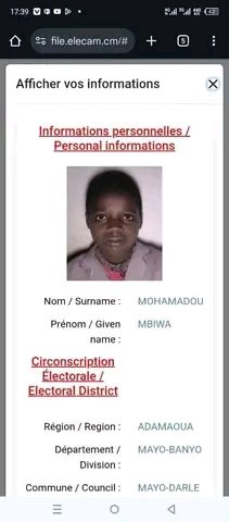 maestropro14's tweet photo. @elecamofficiel voici ton Dale boulot. Des mineurs enregistrés pour voter pour le parti au pouvoir. Vous n'avez pas honte. https://t.co/d6Lfjk5h4h