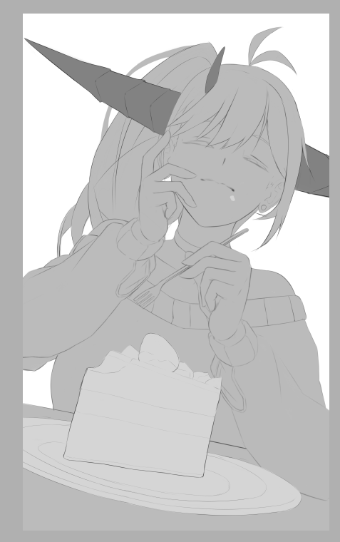chiyu1182's tweet image. wip - 🎂