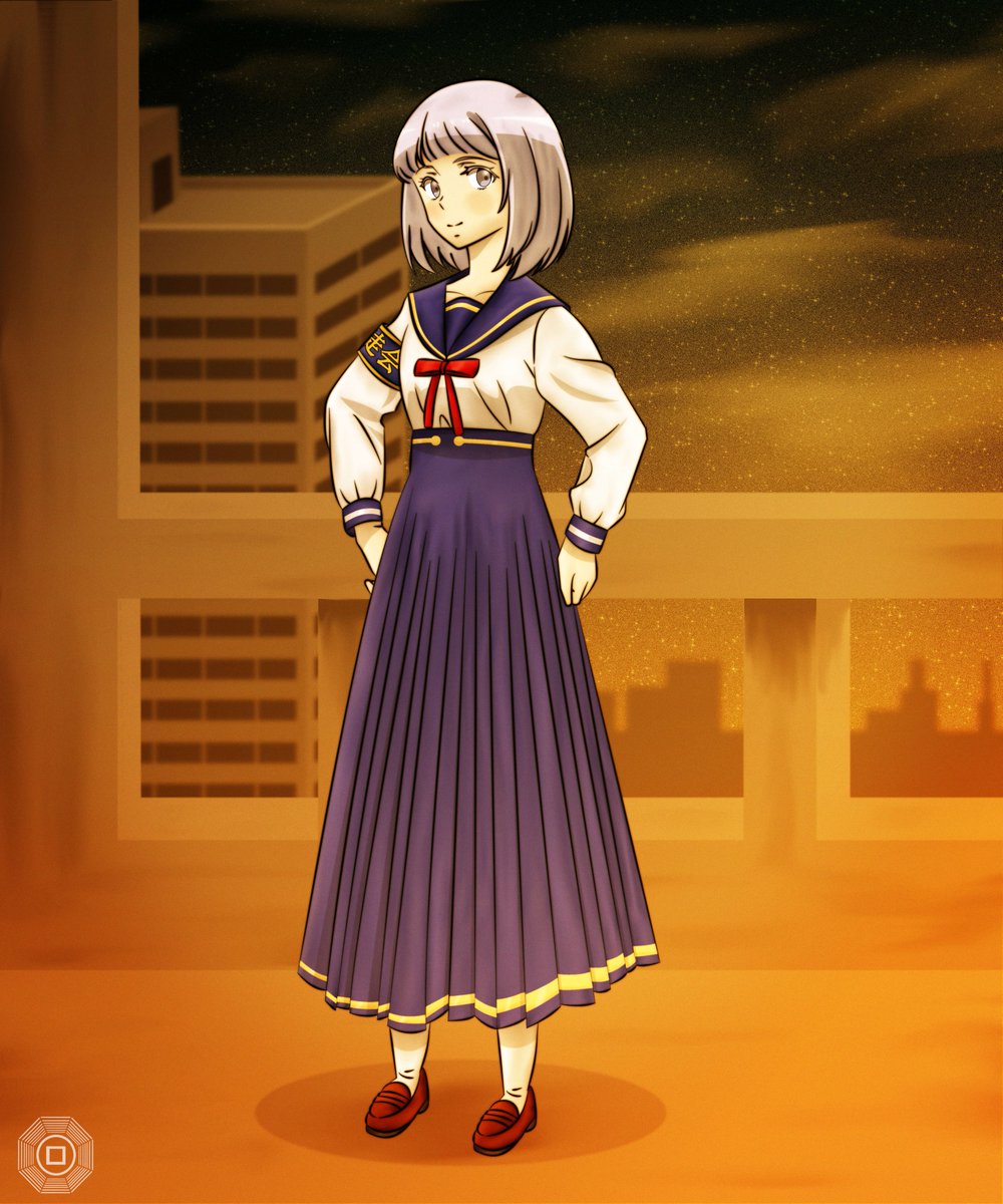 STARWARSSTUDIO's tweet image. Bob Hair Girl (Bobchi), how she would have appeared in the Operation Highschool Manga, with some creative liberties taken, like having a longer skirt and being part of the Student Council.
#エイティシックス
#EightySix
#86エイティシックス