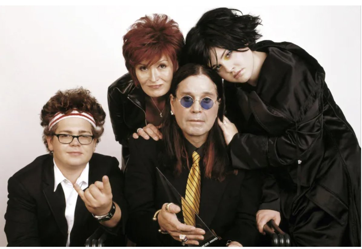 For those of a certain age, this'll make sense. Ozzie Nelson was a bandleader and musician who later did a sitcom broadly based on his real life, featuring his wife and two kids. Ozzy Osbourne a bandleader and musician who later did a "reality" TV show with his wife and two kids.