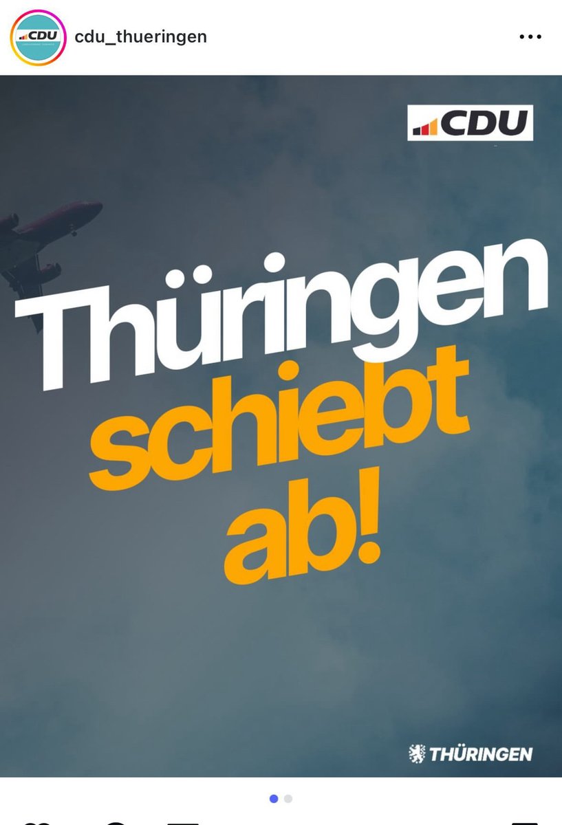 DoktorHuus's tweet image. "Thüringen schiebt ab!" - CDU.
Das C steht bei eurem Akronym für alles andere, aber niemals für christlich!
Widerlich! Schämt euch, @CDU!
#CDU - Charakterlos. Dumm. Unverschämt.