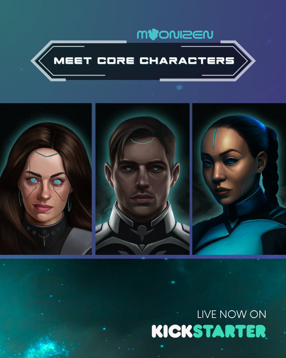 MoonizenStudios's tweet image. 🦸 Meet the Moonizen crew invading #SDCC2025!
• Liam: Scarred leader carrying the weight of every choice.
• Sara: Relentless go-to with a heart of responsibility.
• Aria: Quantum genius unraveling Anunnaki mysteries.
👉 kickstarter.com/projects/33375…
#Moonizen #SciFiArt…