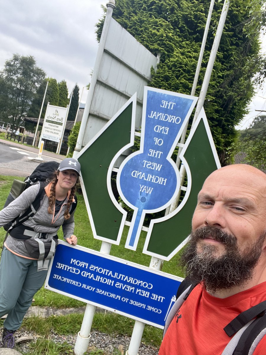 MattDoogue's tweet image. AND WE ARE DONE! Just shy of 100 miles hiked through the Scottish Highlands over 6 days. It’s been tough, physically and mentally, some days we were soaked to the bone with no way of getting dry! My feet and knees completely gone, but it’s done!
Fundraiser is at £1258/2500
1/2