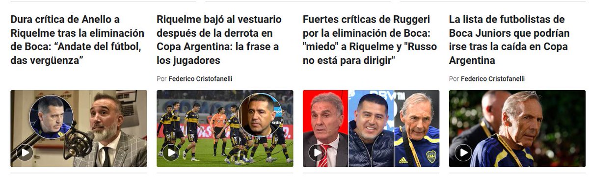 Mira que Román se las está mandando todas en cuanto a las decisiones sobre el fútbol masculino del club, pero es increíble que levanten a dos salamas (por no decir otra cosa) como An3llo y Rugg3eri.