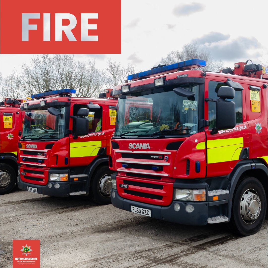 nottsfire's tweet image. We are currently at attendance at fire on Byron Road in Annesley. 

There is a heightened emergency services presence, please let the crews and other services complete their work.