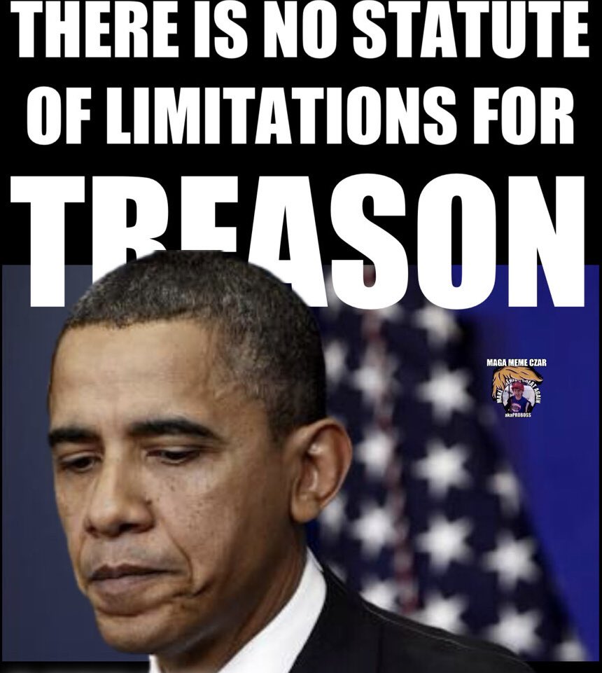 Do you think Pam Bondi will prosecute?  There is no statute of limitations for treason.