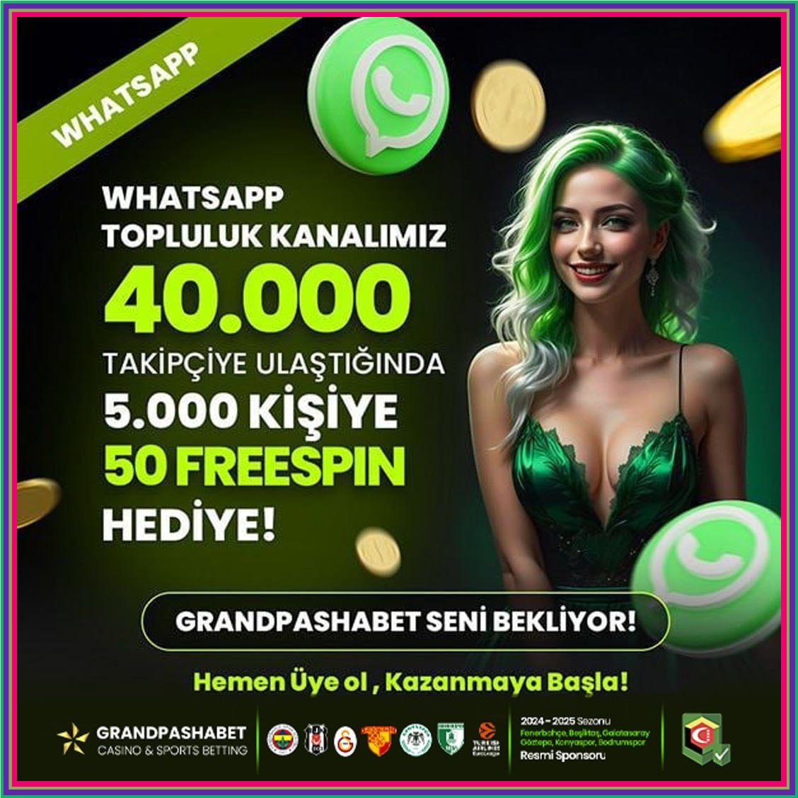 DenemeBonusla's tweet photo. 💸 💥 Grandpasha yap, fırsatları kaçırma!
💥 Grandpasha: https://t.co/MwSZWBq7ay
#grandpashabet #bankobet #basaribet #belugabahis #bet10bet hilbet https://t.co/k1zyIy2i5B