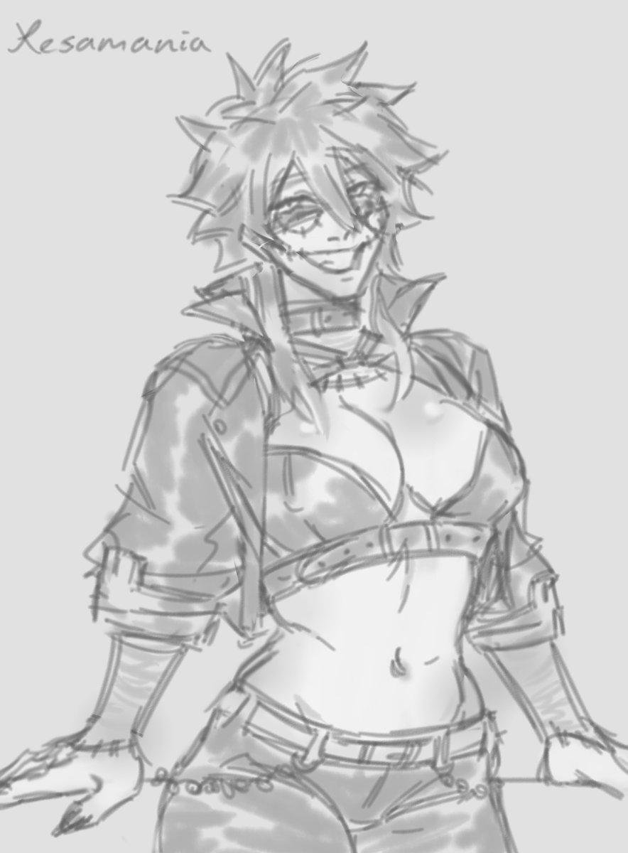 Xesamania's tweet photo. Fem!Dabi
Does this suit her?

#dabi https://t.co/30ikSzs5JT