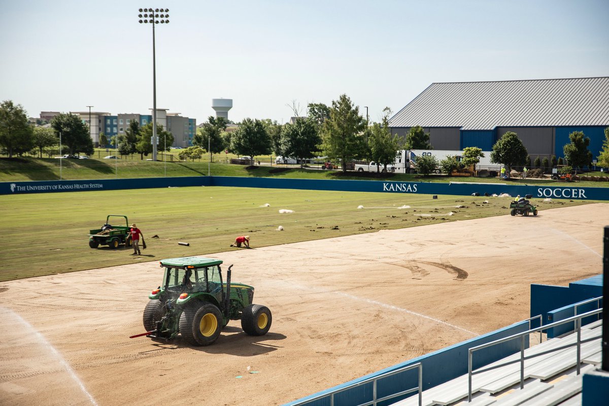 Kansas Soccer (@kuwsoccer) on Twitter photo New field in progress!
Season tickets โ bit.ly/Soccer-Season-โฆ
#RockChalk New field in progress!
Season tickets โ bit.ly/Soccer-Season-โฆ
#RockChalk