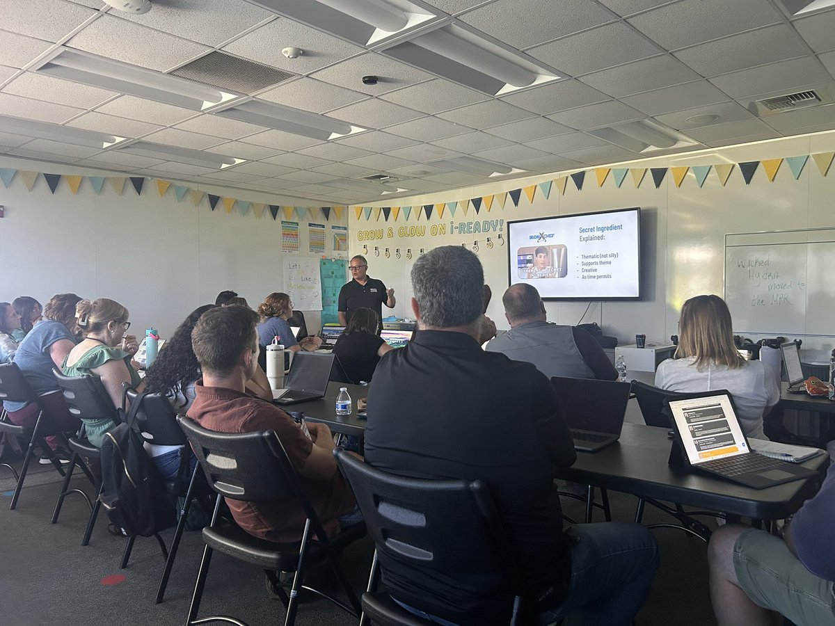 Underway here at Laguna Beach at the #EduProtocols Summer Academy. Session 2 is Jon Corippo and Iron Chef!