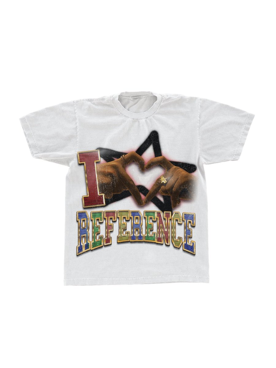 Preorders are now available for our <a href="/illreference/">ill reference</a> “I 🫶🏾 Reference” tees 🖤⭐️

Size S-2XL

$40

DM to order