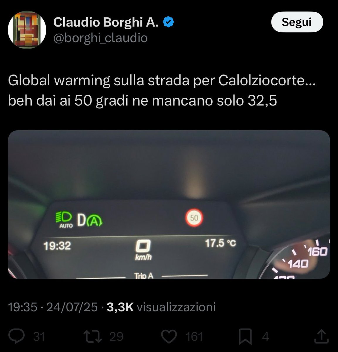 31 commenti per la solita cazzata negazionista. Senatore della Repubblica Italiana, 55 anni