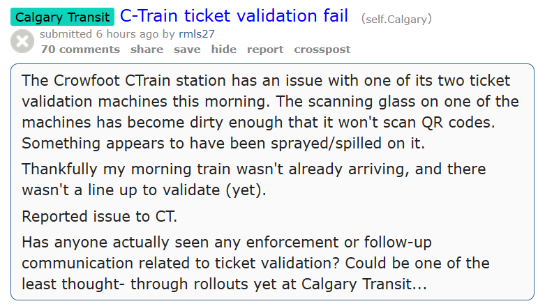 cmcalgary's tweet image. Well, that didn't take long.
reddit.com/r/Calgary/comm…
@calgarytransit #yyc #yyccc #CTriders
