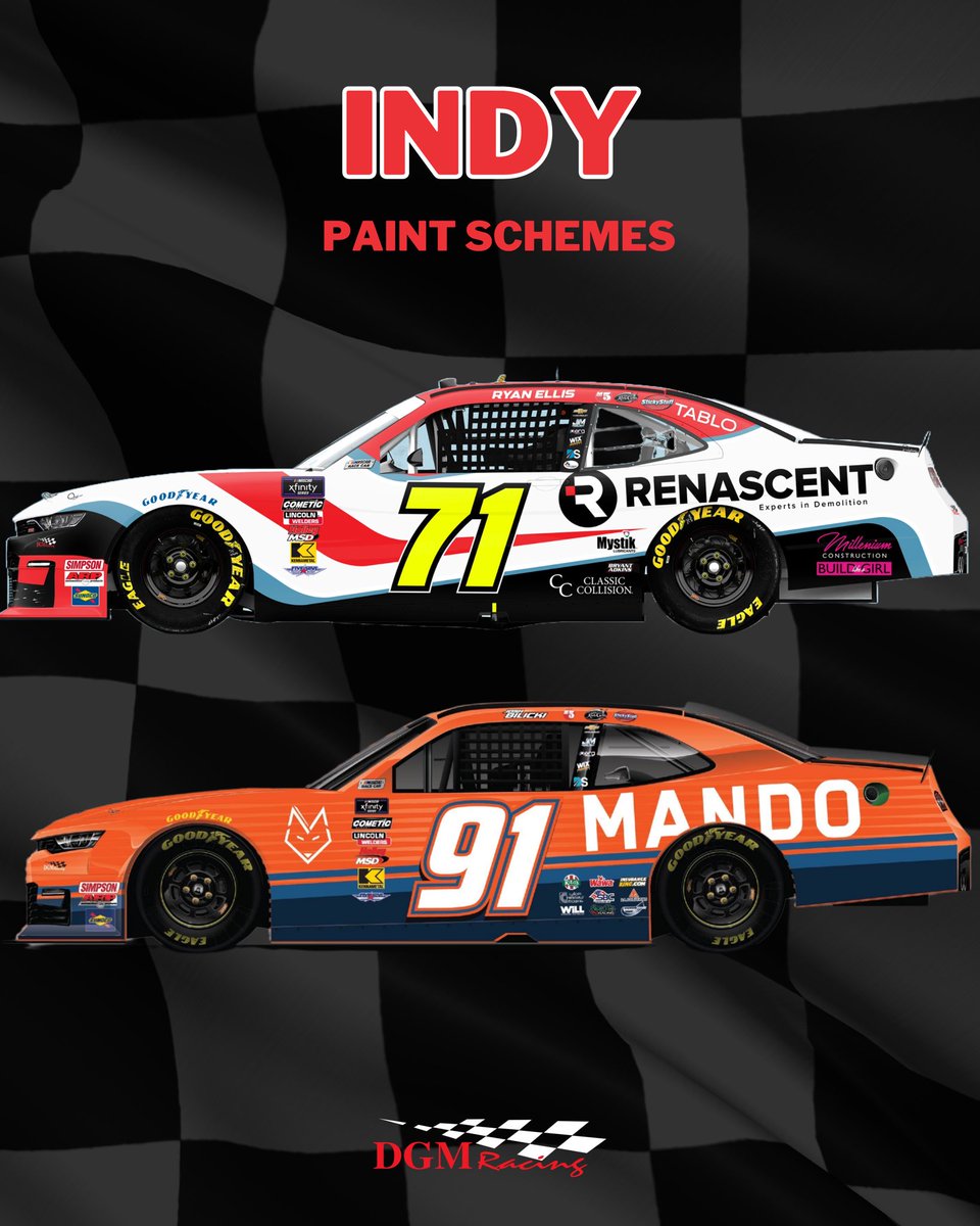 Indy bound✈️

#NASCAR | <a href="/TeamChevy/">Chevrolet Motorsports</a> | #DGMxJIM | #Pennzoil250