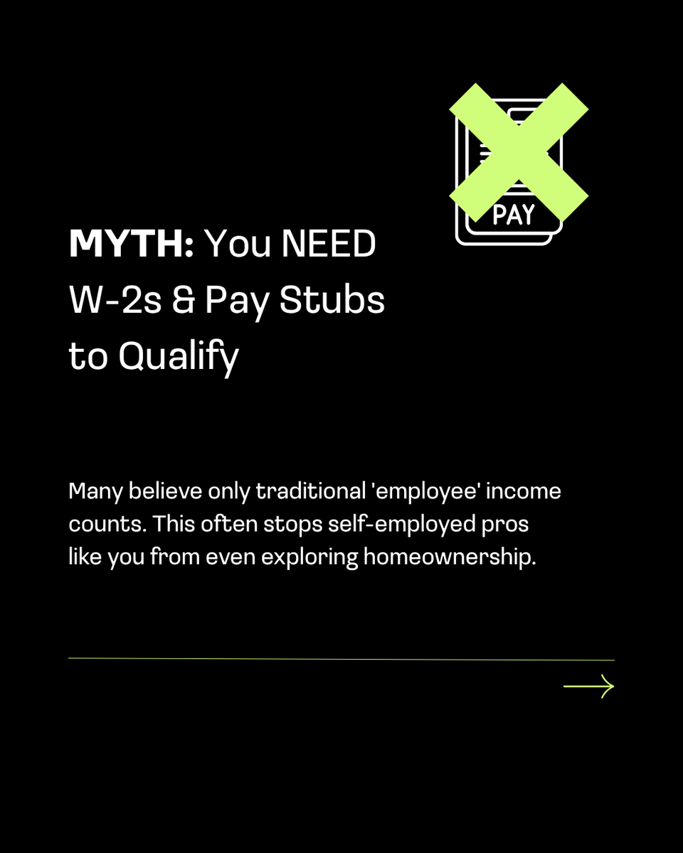 gombanc's tweet photo. Unlocking opportunities for non-traditional workers! 🚀 Did you know you don’t need pay stubs to qualify for a loan? Our non-QM loans are designed without the constraints of conventional requirements. Let’s redefine what’s possible—your path to homeownership starts here!⁠ https://t.co/SV9kDr6h1B
