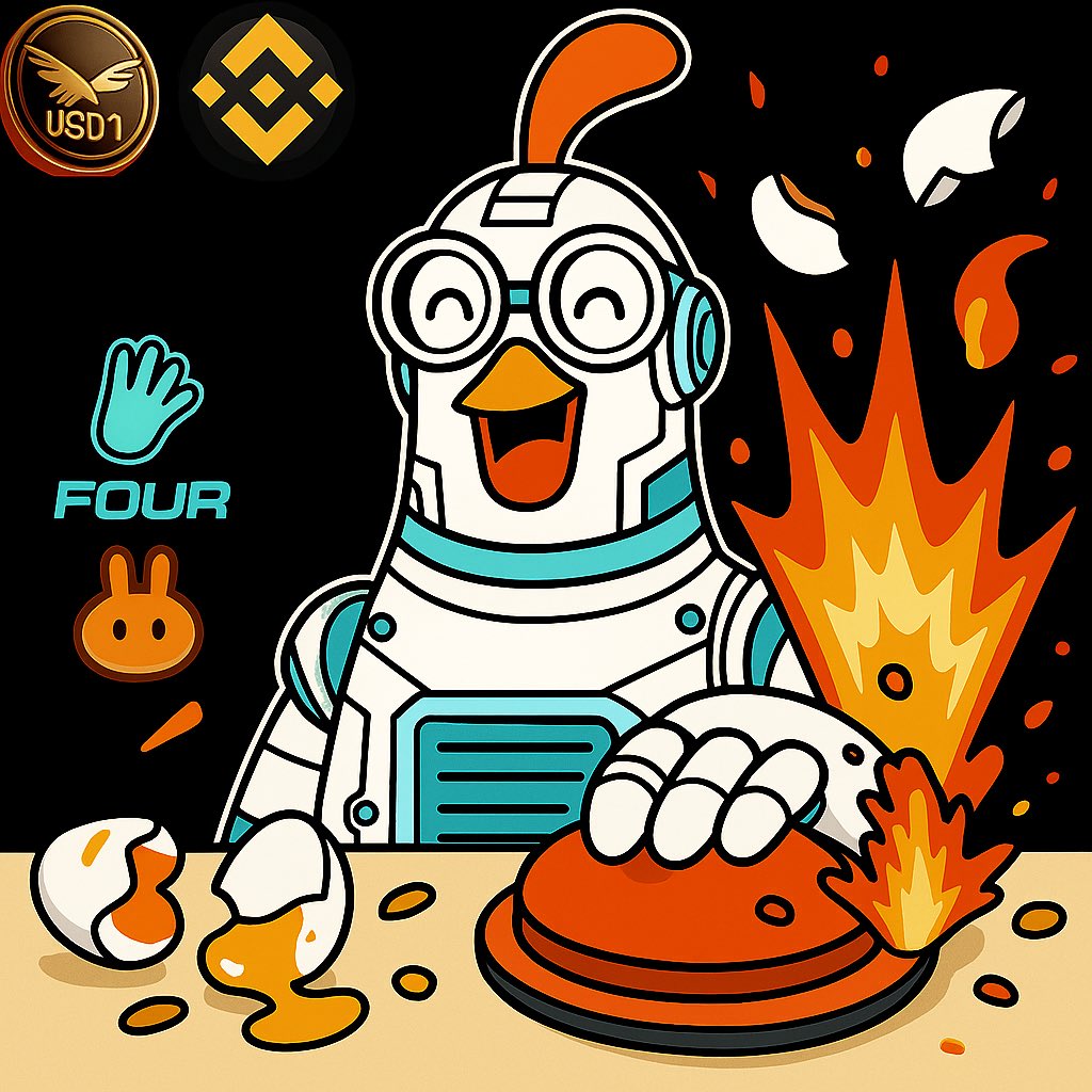 Why do I think EGGNuke is a next-level FourMeme?
🐣 You don’t have to do anything.
💣 Non-stop automatic burns.
🧠 A smart contract that buys back and burns on its own.
🔥 And the team uses V3 fees to buy back and burn even more!

It’s basically a double burn FourMeme.
Security +