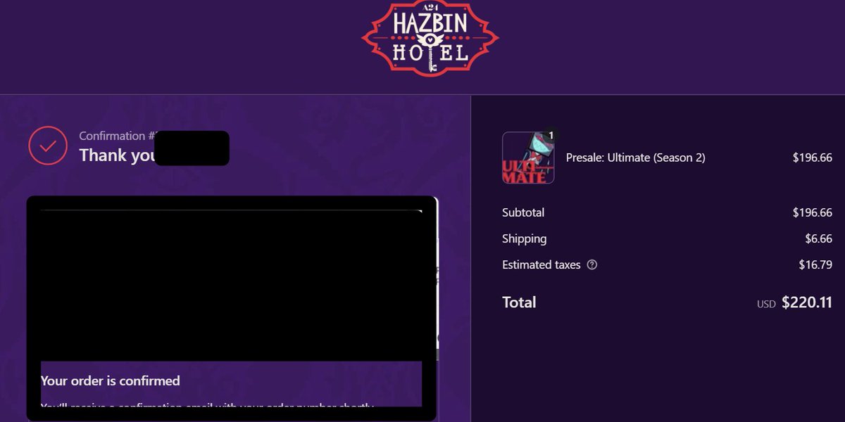 uhh huh - well it was up for purchase but doesn't seem to be anymore? i wonder if it got put up early on accident? lmao #hazbinhotel