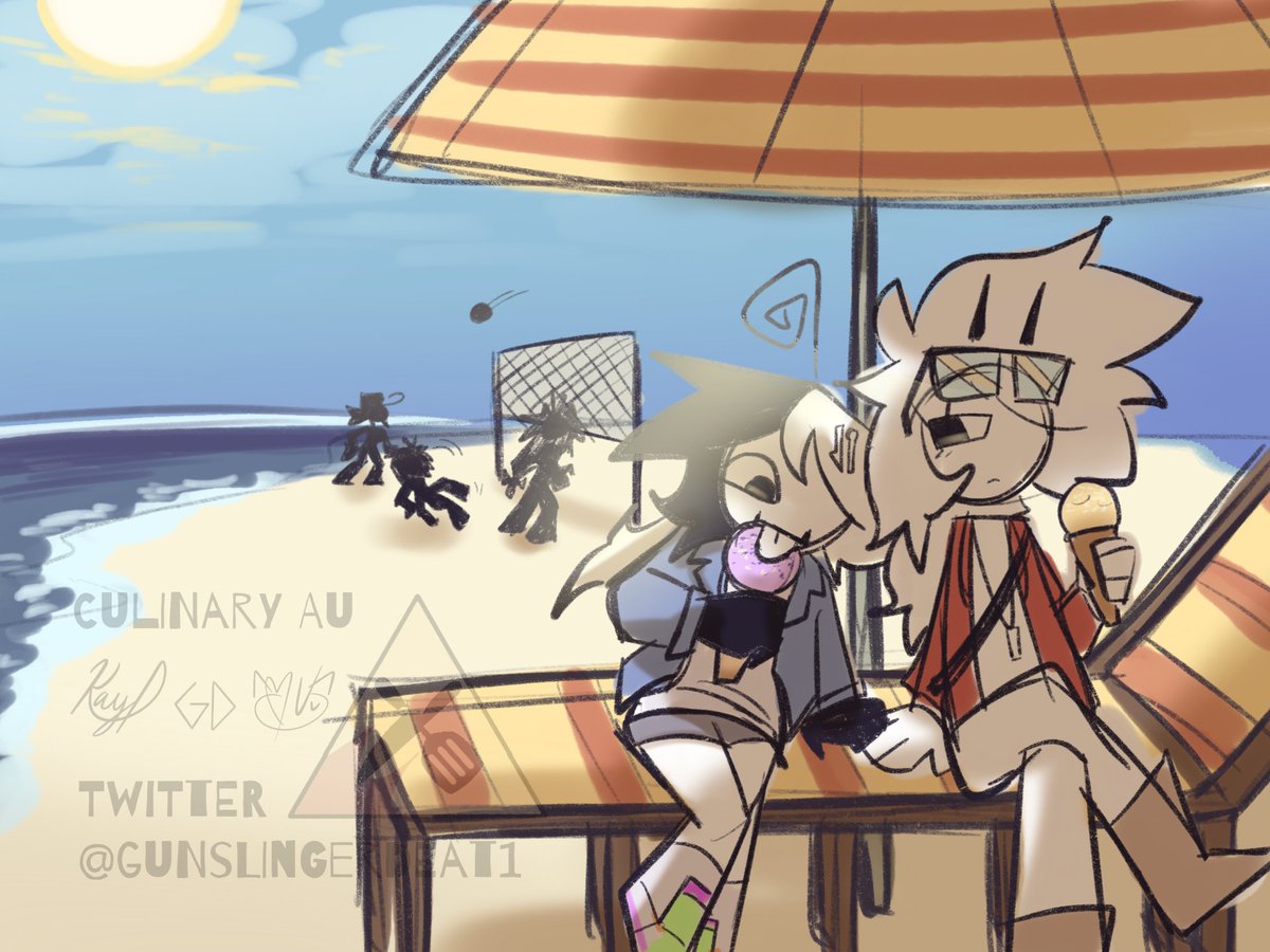 GunslingerDeat1's tweet image. “Some Zipward for the folks out together w/ ice cream during this nice day out!^^” - KD
And promise made for our cool friend✨🫂
#fundamentalpapereducation #fundamentalpapereducationAU #FPE #CulinaryAU