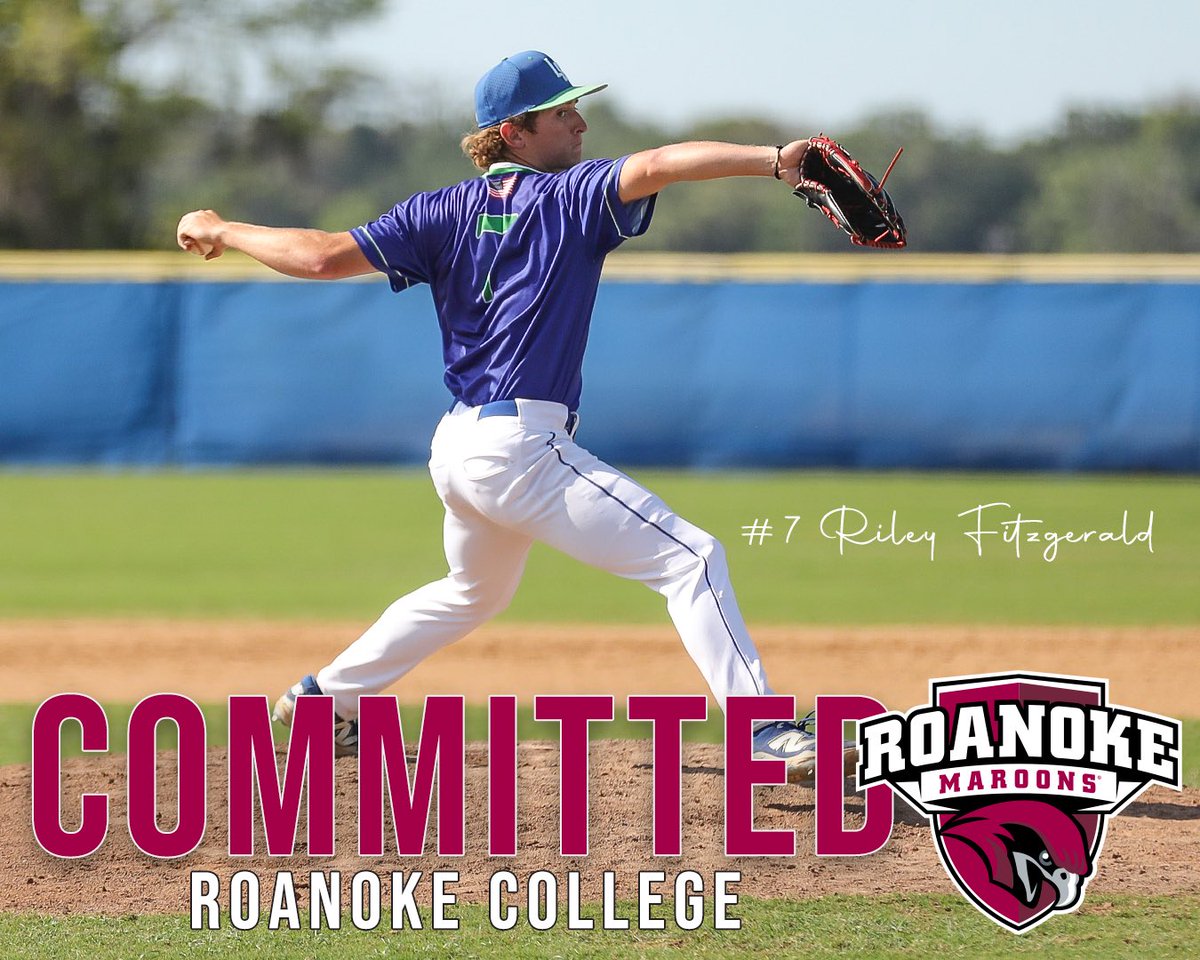 Congrats to Lakehawk Riley Fitzgerald on his commitment to Roanoke College! #WingsUp