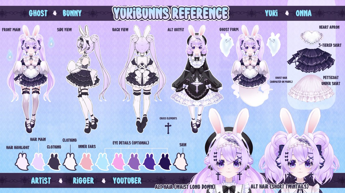 yukibunns's tweet image. ₊˚👻
I&apos;m Yukibunns, your Pure of Heart 🤍 Dumb of Arse Ghost Bunny, serving humans until God accepts me into heaven ♥

❉ FANART - #yukiillust
❉ NSFW - #yukibutts
❉ MY ART - #yukidraws

❉ FANNAME - Spookybunns
❉ MODEL - Art/Rig by Me
❉ COMMISSIONS - vgen.co/yukibunns