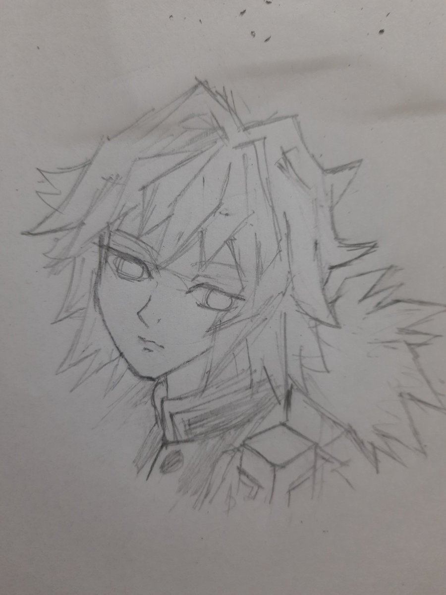 hkru76's tweet image. tried to draw giyu 
#冨岡義勇📷