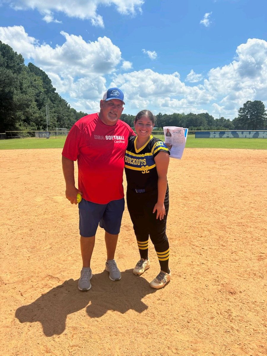 2027 Emilie Garcia at <a href="/ChowanSoftball/">Chowan University Softball</a> today. Great experience. <a href="/EmilieG2909/">Emilie Garcia 🥎#23</a>