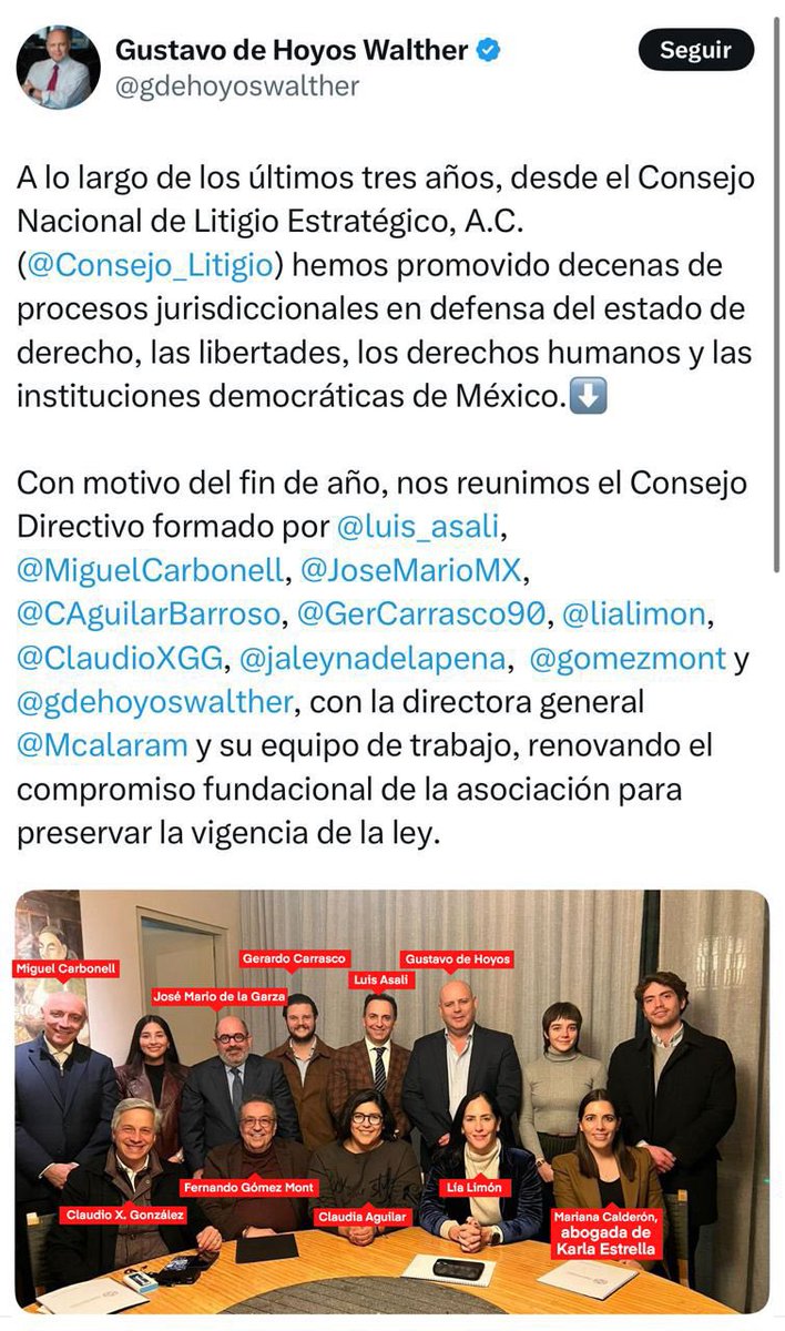 Sergeluna_S's tweet image. Me preguntaron los medios sobre el tema #DATOPROTEGIDO, les dije que claramente es una campaña de los que llevaron el caso: Consejo Nacional de Litigio Estratégico, despacho de Claudio X. González y sus socios José Mario de la Garza y Mariana Calderón.
Ellos también son abogados…