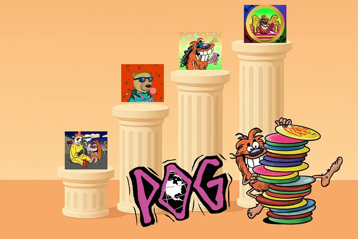 PogDigital's tweet image. NFT trad0rs are checking the latest announcement on the POG Discord 🧠📊🧃