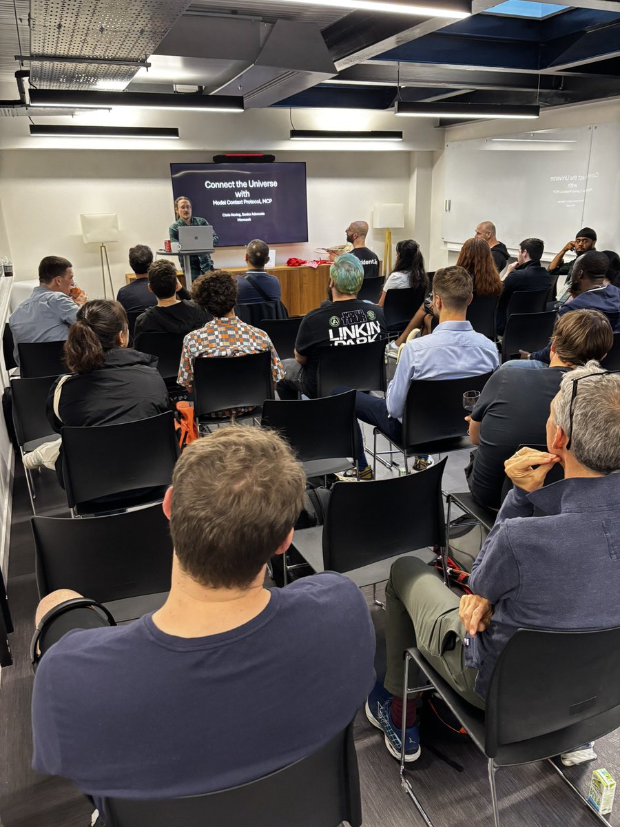 CityJS Conferences (@cityjsconf) on Twitter photo Learning what is #MCP in AI and how you can create yours!
We are now learning all that by <a href="/chris_noring/">Christoffer Noring</a> Learning what is #MCP in AI and how you can create yours!
We are now learning all that by <a href="/chris_noring/">Christoffer Noring</a>