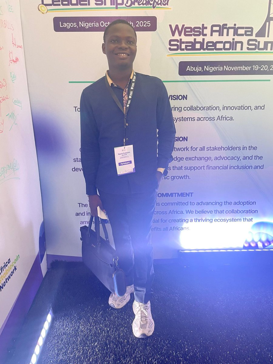adeolalasisi6's tweet image. I am happy to represent @Wurana01 at first @afristablecoin summit in Africa 👑
I was able to connect with tons of builders and friends from @SuperteamNG and other chains .
I was also able to connect with @ayoolatosinn and @influencerandy
I got massive Alphas💜🍷